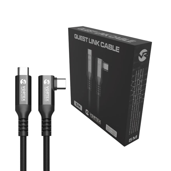 【純正】 Quest2 USB TypeC 5m VortexVR cable USB-C a USB-C de 5m para Meta Link | para Meta Quest 3