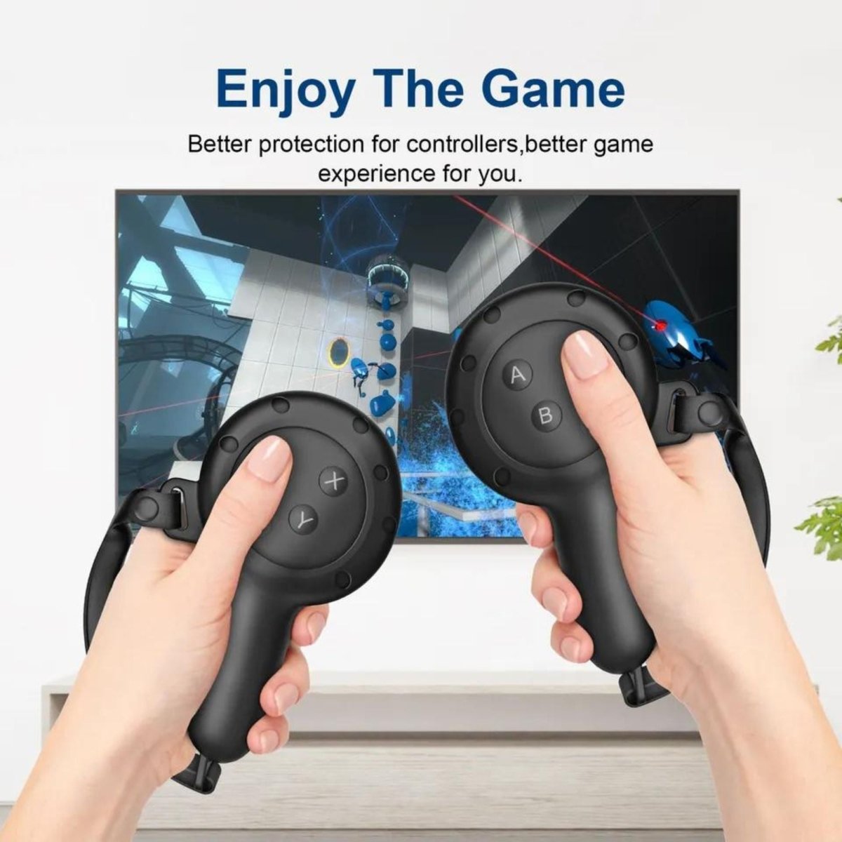 Accesorios VR para Quest 3, 3 en 1 Silicona Funda Protectoras para