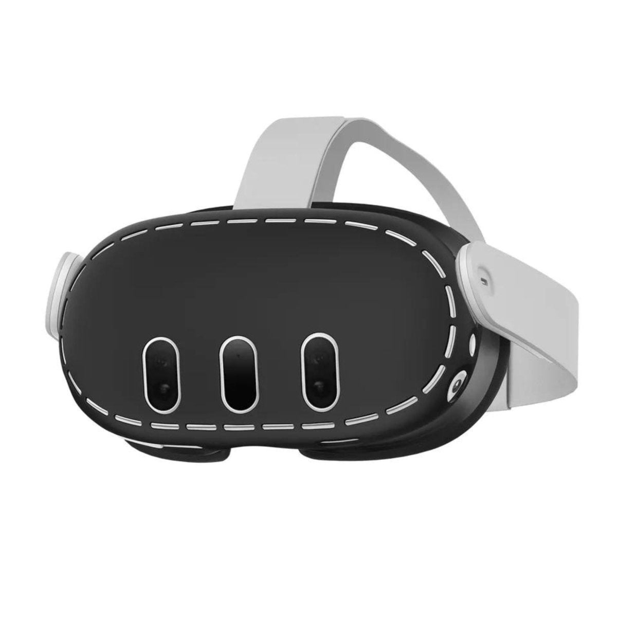 Funda Transparente Para Los Auriculares De Juego Meta Quest 3 VR Cubierta  Protectora De PC Con Protector De Lente De Cámara De 3 Piezas De Vidrio  Templado